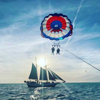 parasailing in historic key west florida