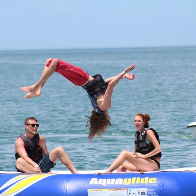 water trampoline in key west