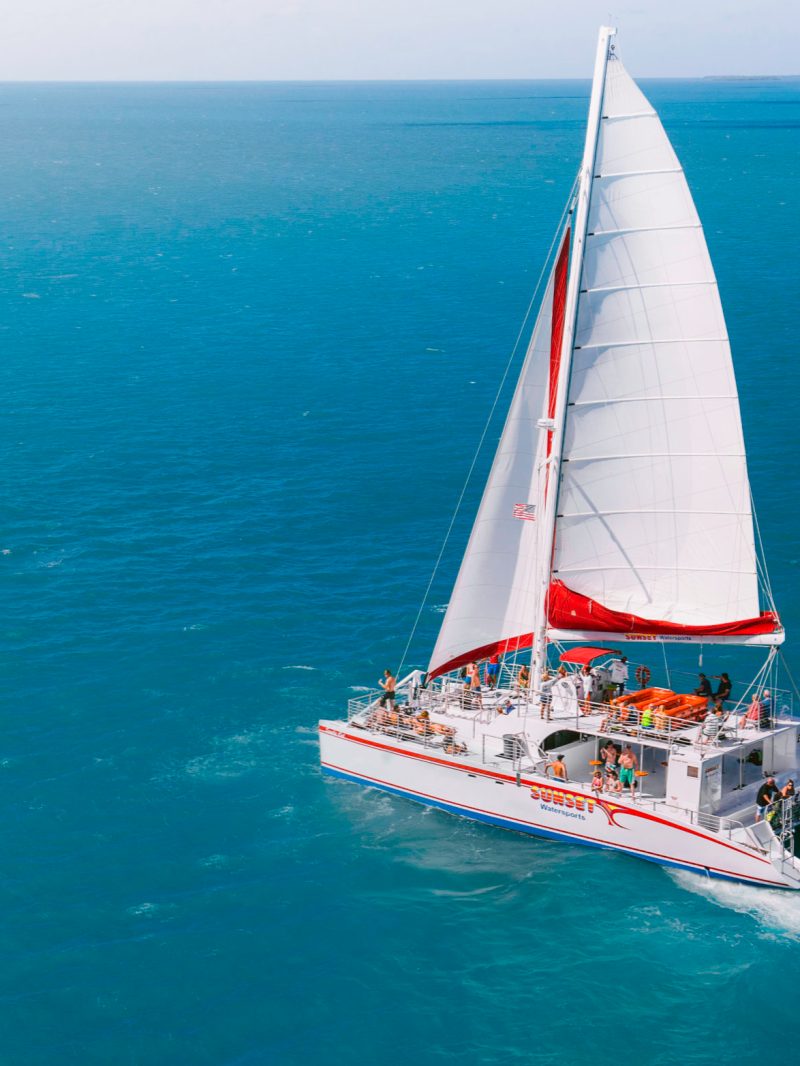 sailboat catamaran in key west