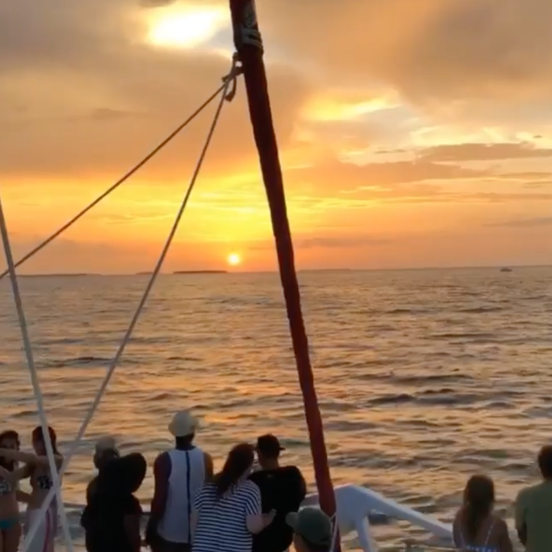 sunset sail picture in key west