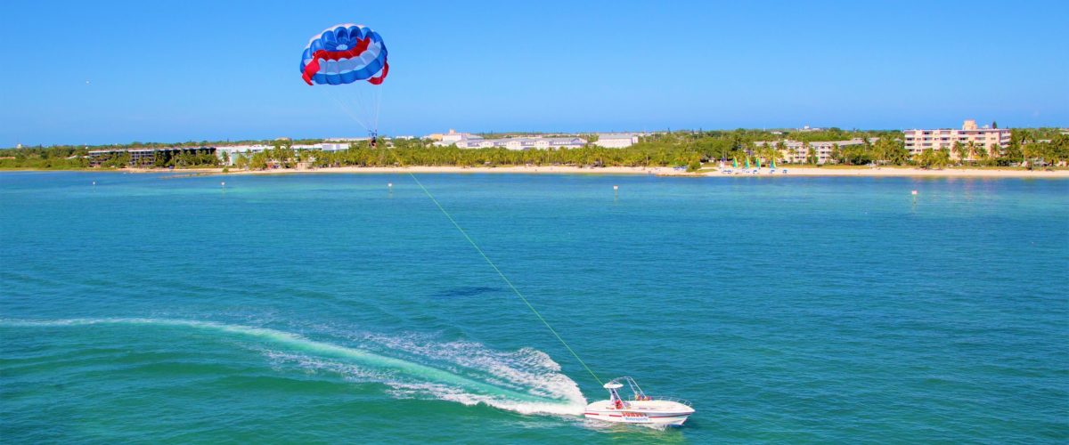 parasailing in key west florida with sunset watersports