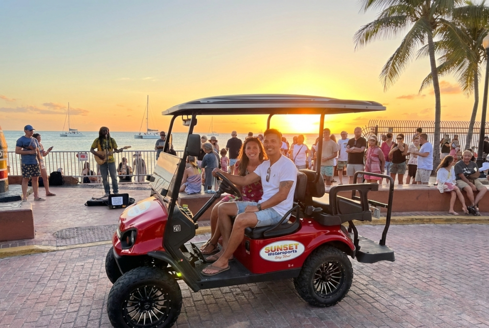 sunset watersports golf cart rentals key west florida