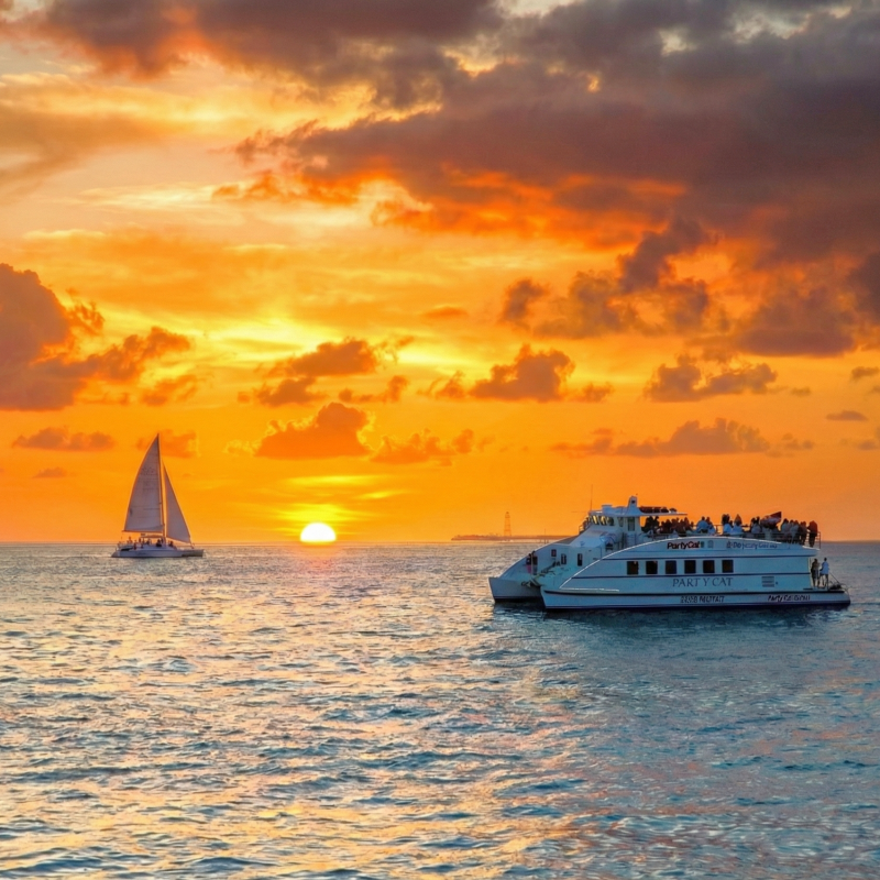 waterfront restaurants in key west sunset watersports