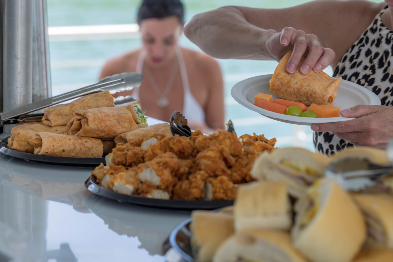 lunch in key west on sandbar tour