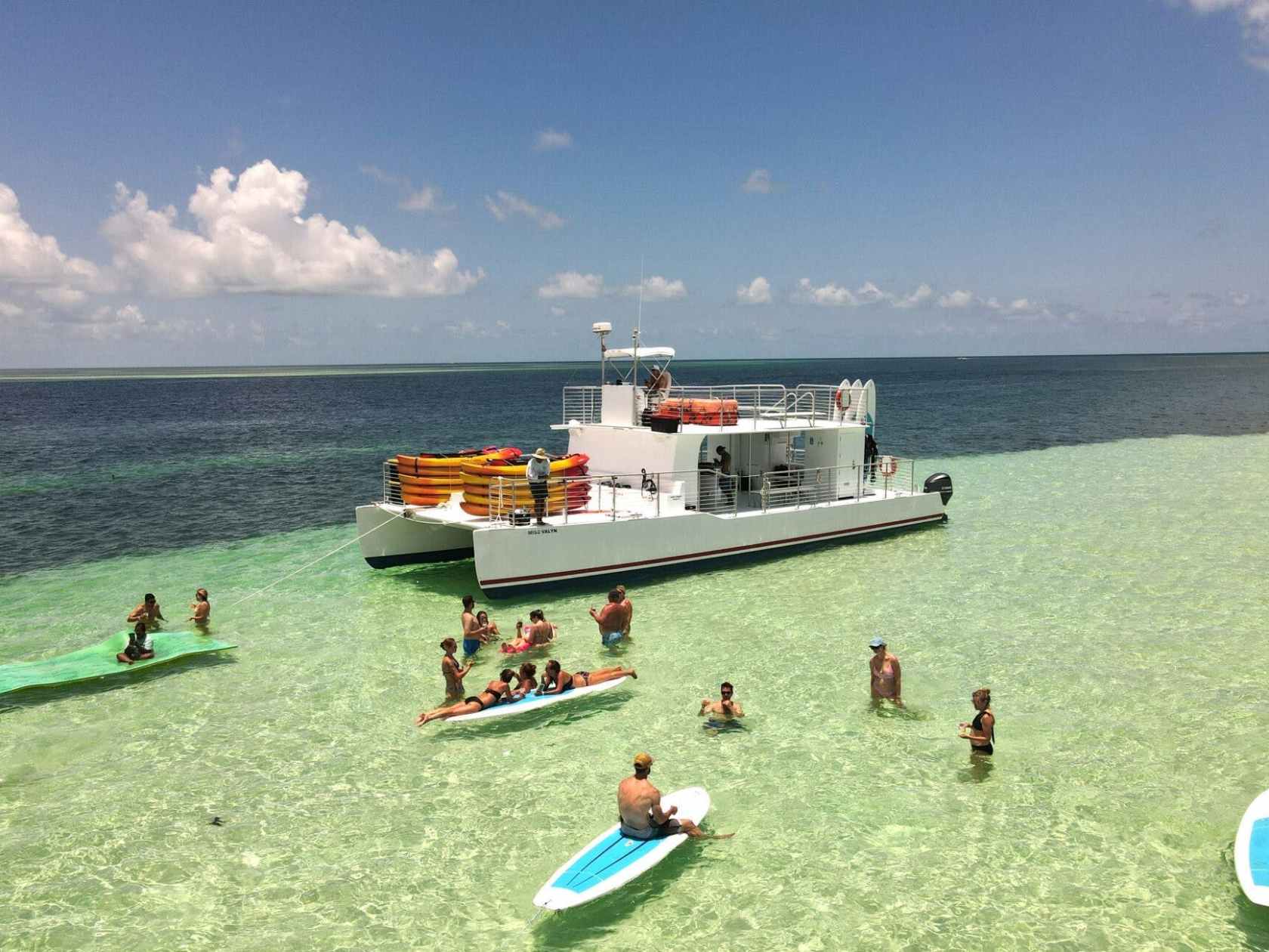 key west sandbar excursion with family