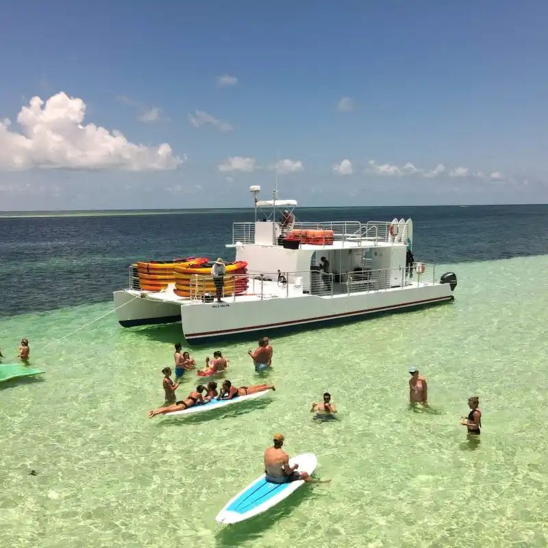 key west sandbar excursion with family