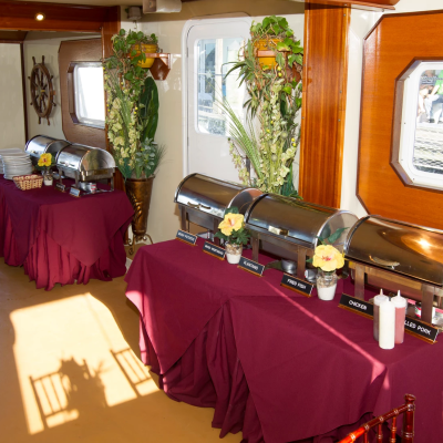 dinner buffet on a boat in key west florida