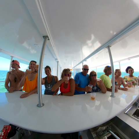 group kayak eco tour in key west