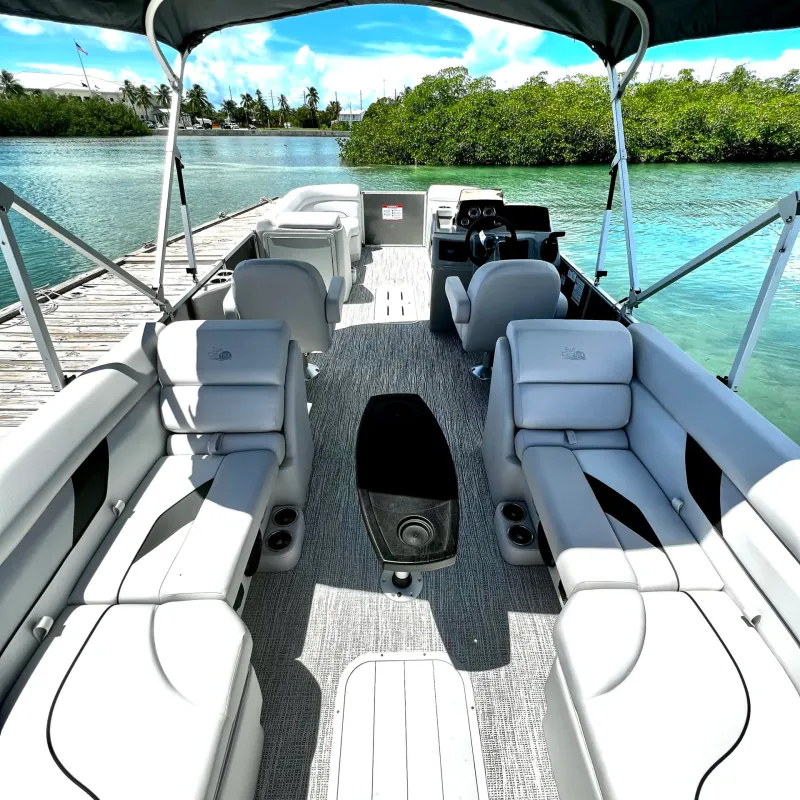 luxury pontoon boat rental key west