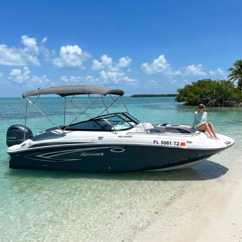 boat rentals in key west deluxe deckboat sunset watersports