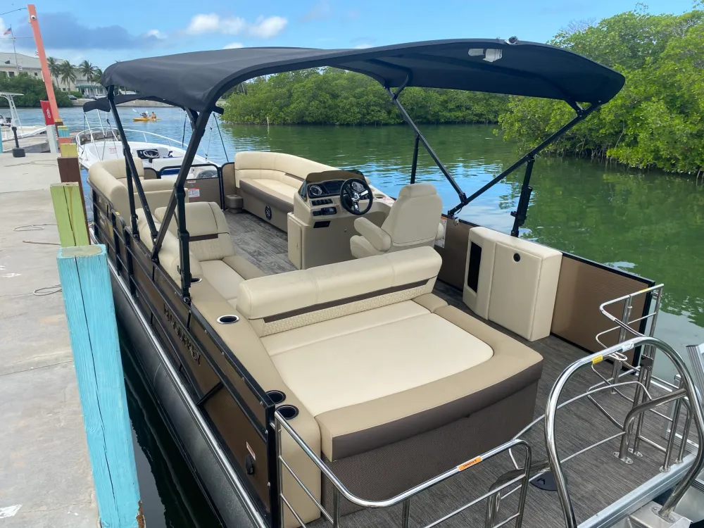 new key west pontoon rental boat near me