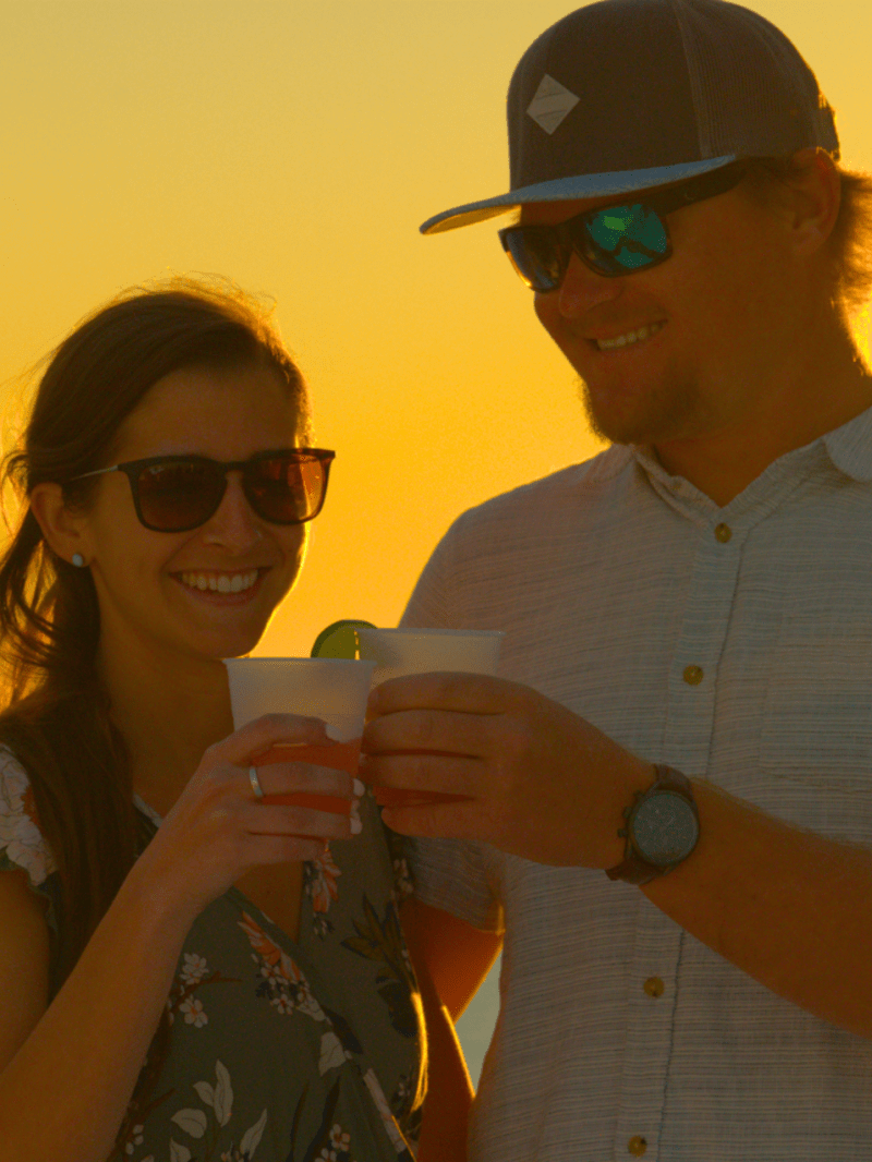 sunset wine champagne cruise key west