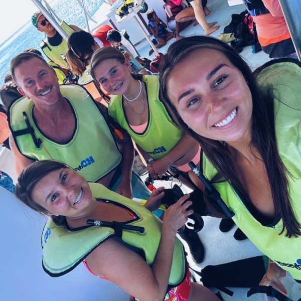 family fun snorkeling