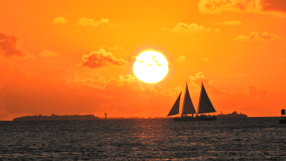 sunset at mallory square in key west