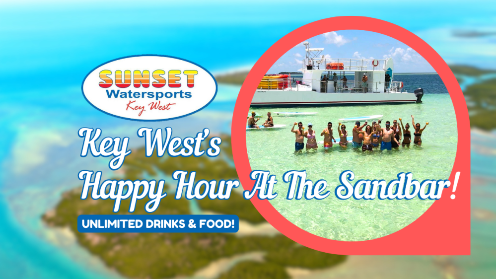happy hour sandbar charter in key west best thing to do