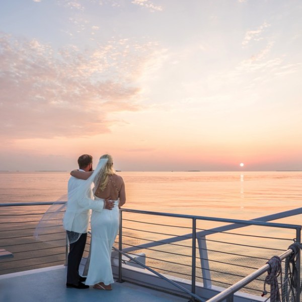 sunset watersports wedding key west florida