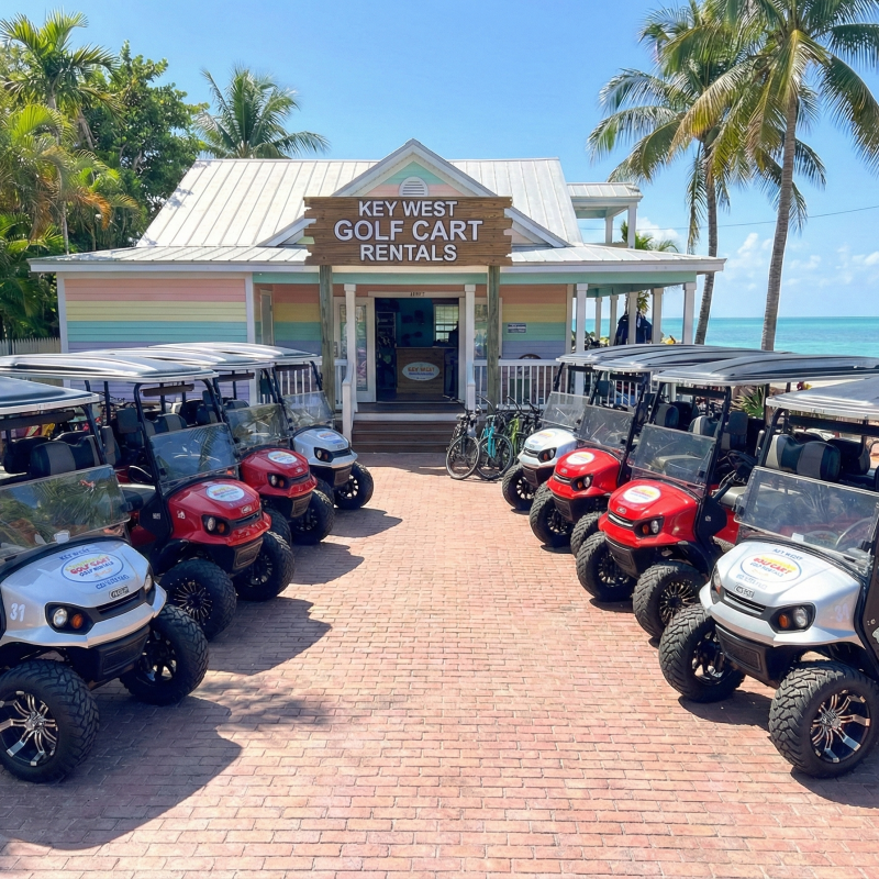 sunset watersports golf cart rentals key west florida
