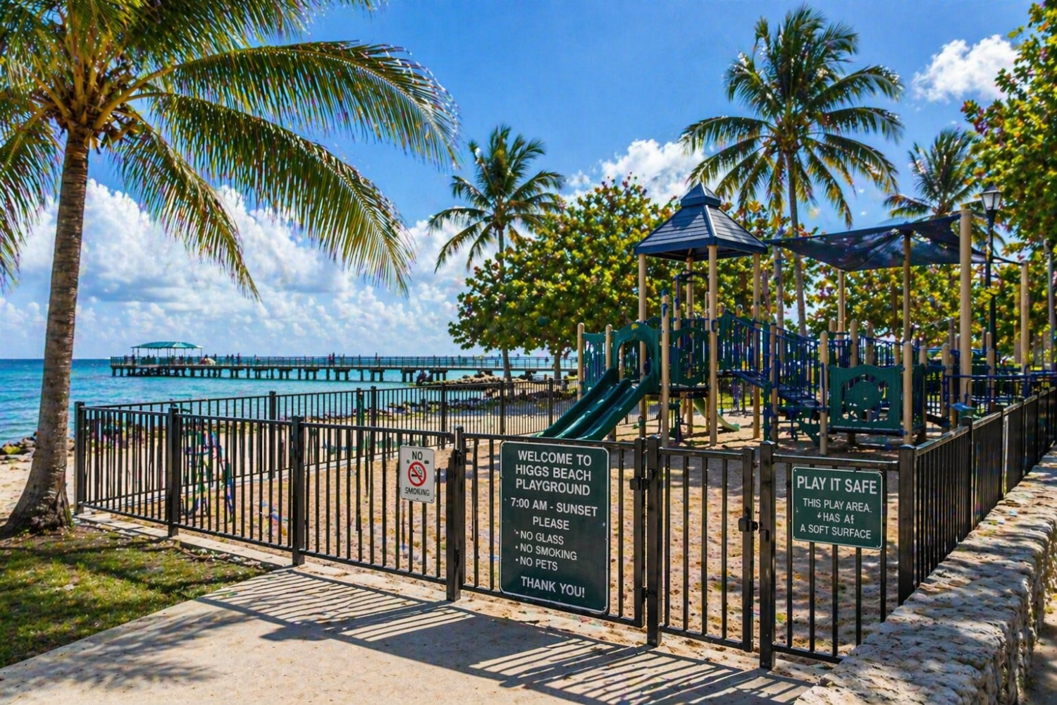 Higgs Beach Family Play Area Key West Sunset Watersports