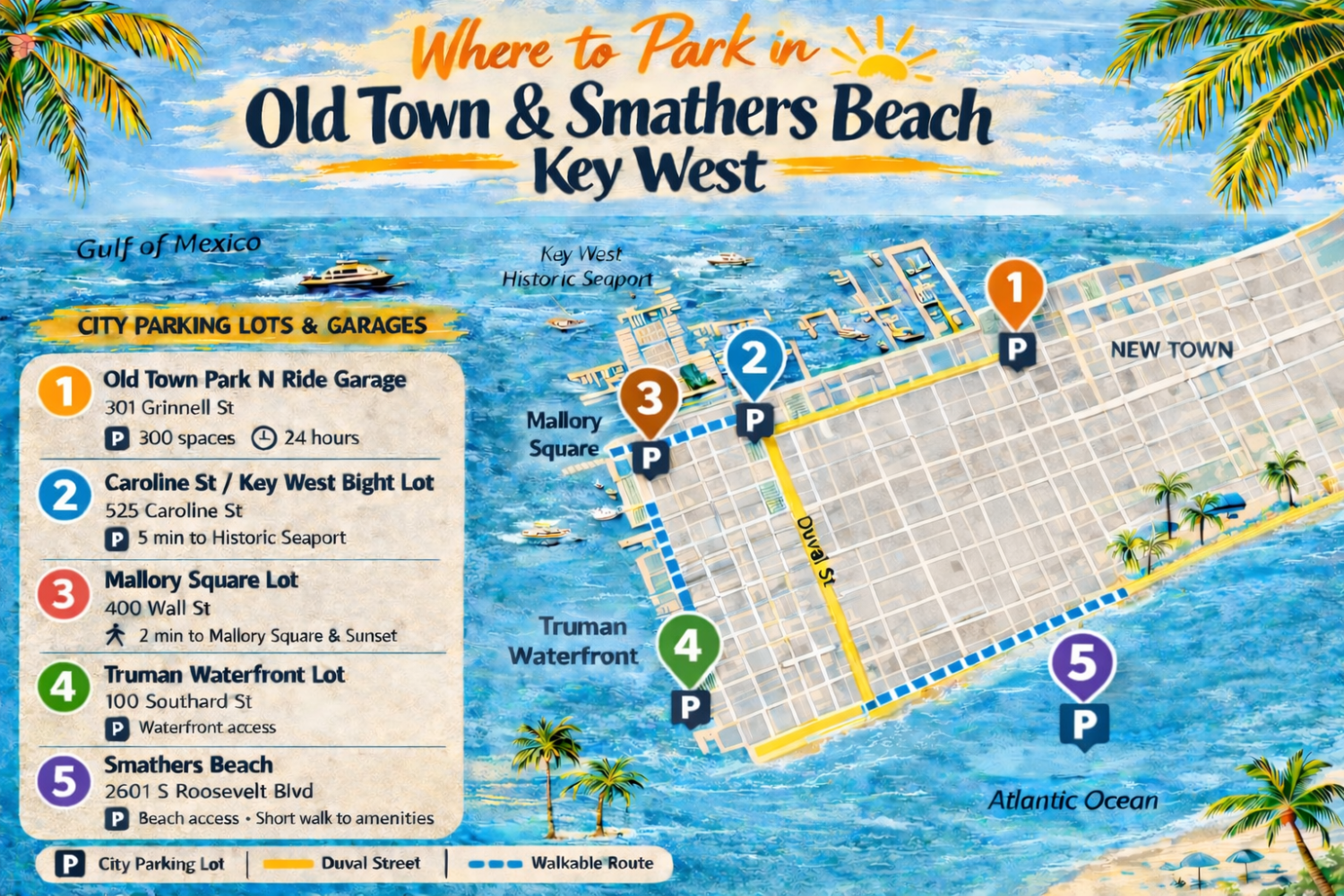 Key West Parking Sunset Watersports