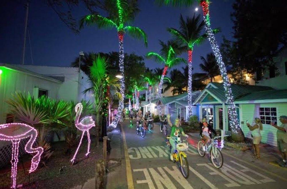 Holiday Lights Historic Seaport Key West